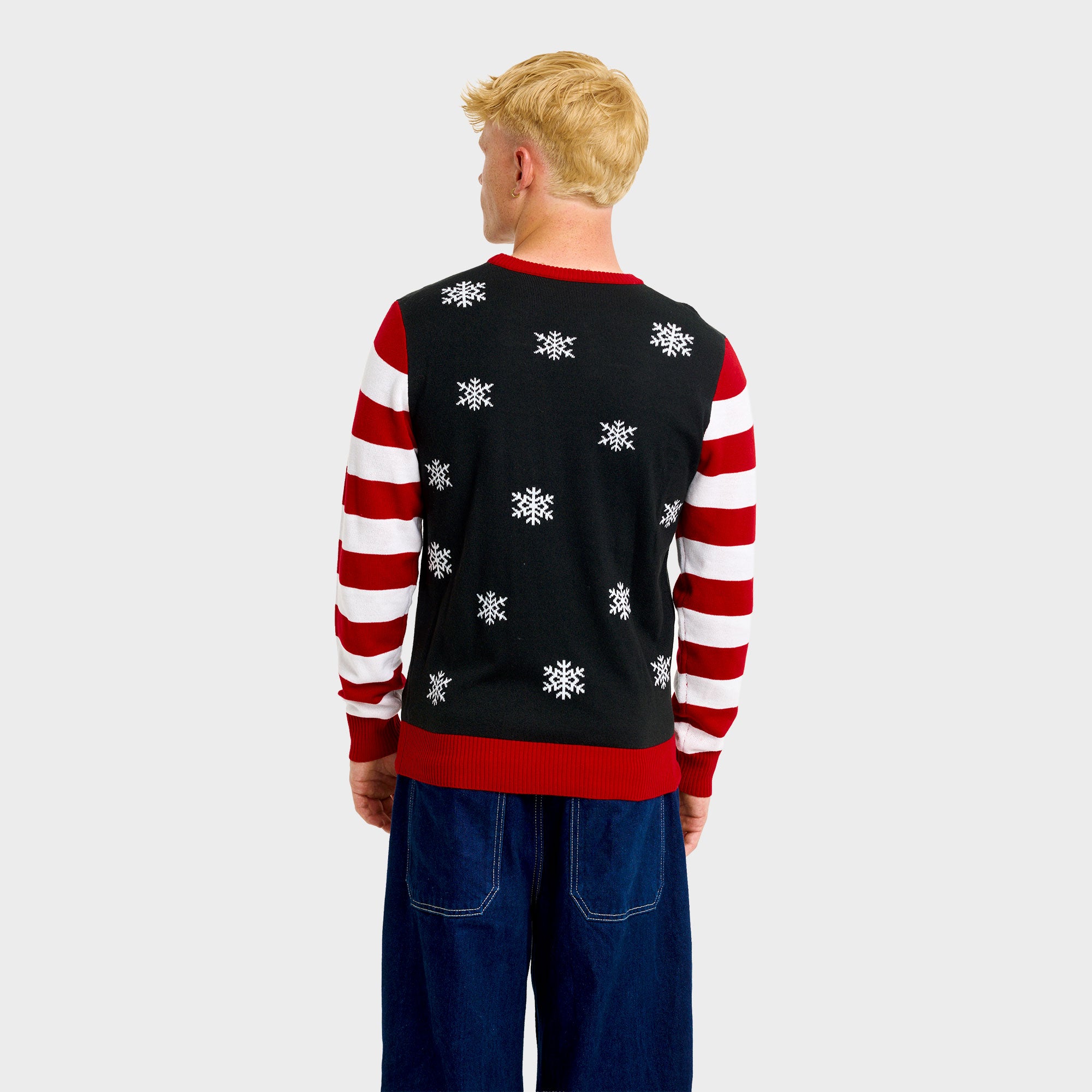 Candy cane julesweater - Herre